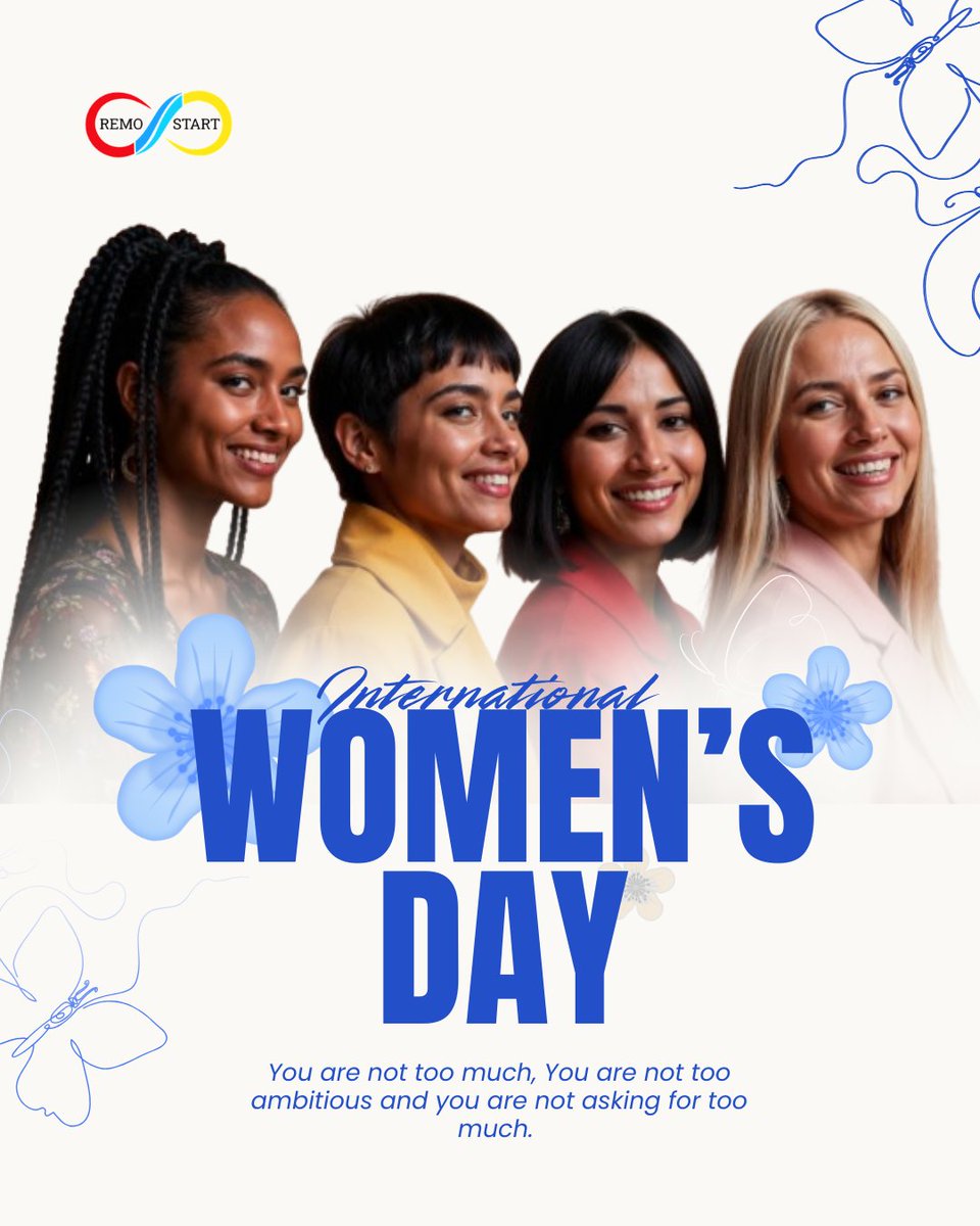 RemoStart's tweet photo. Women have been building the future since before the world agreed to call it innovation

To every #woman reading this:

You are not too much, You are not too ambitious, You are not asking for too much

You are exactly what the world needs

#HappyInternationalWomensDay 🌹

#IWD26 https://t.co/5v4iTyCCas