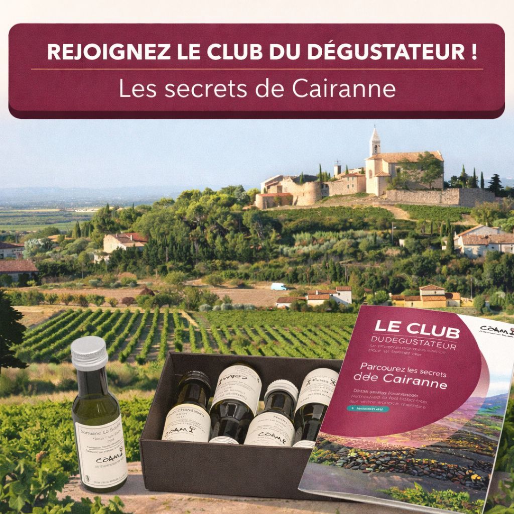 🍷 Cairanne : pourquoi cette appellation fait de plus en plus parler d’elle ?

C’est exactement ce que nous allons décrypter dans la Masterclass du mois dans le Club du Dégustateur.

👉 Rendez-vous sur lecoam.eu, Menu Le Club - Lien direct : lecoam.eu/produit/le-clu…