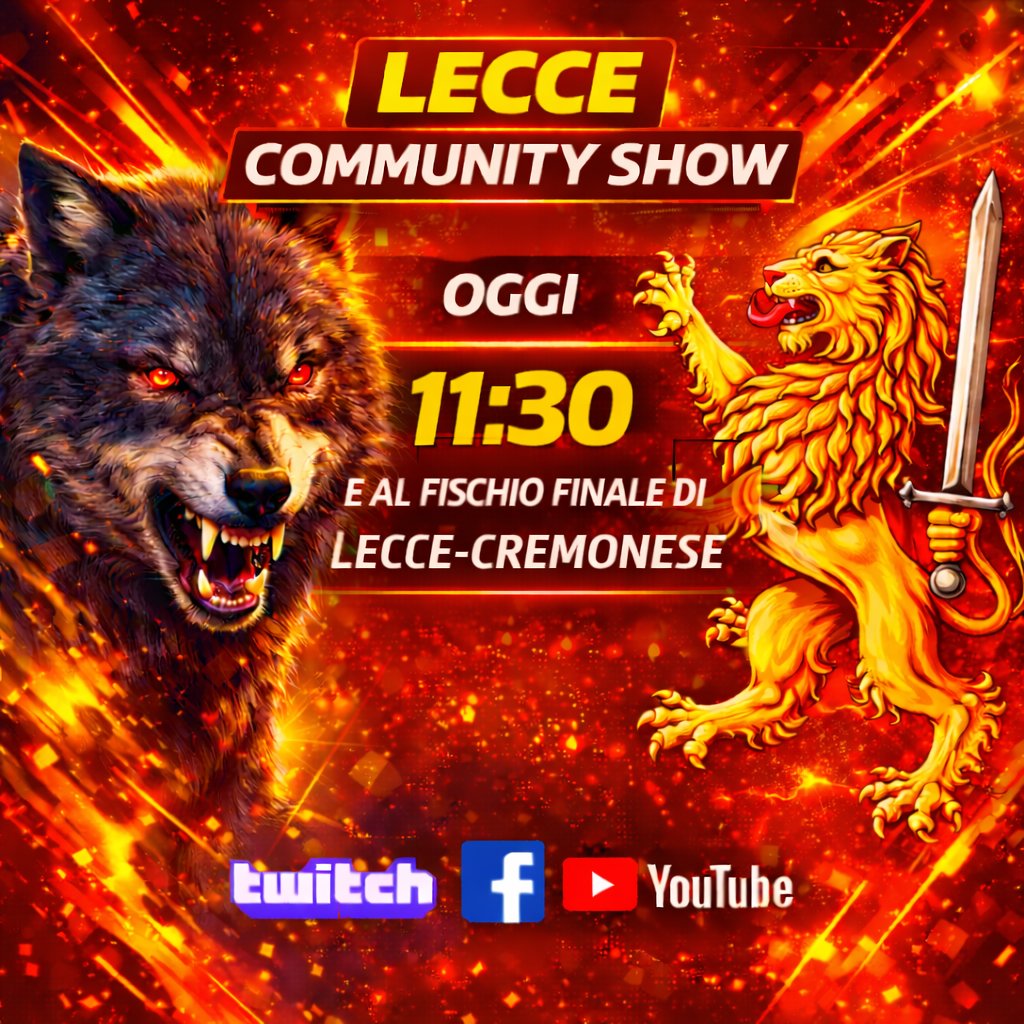 Lecce Community X tweet media