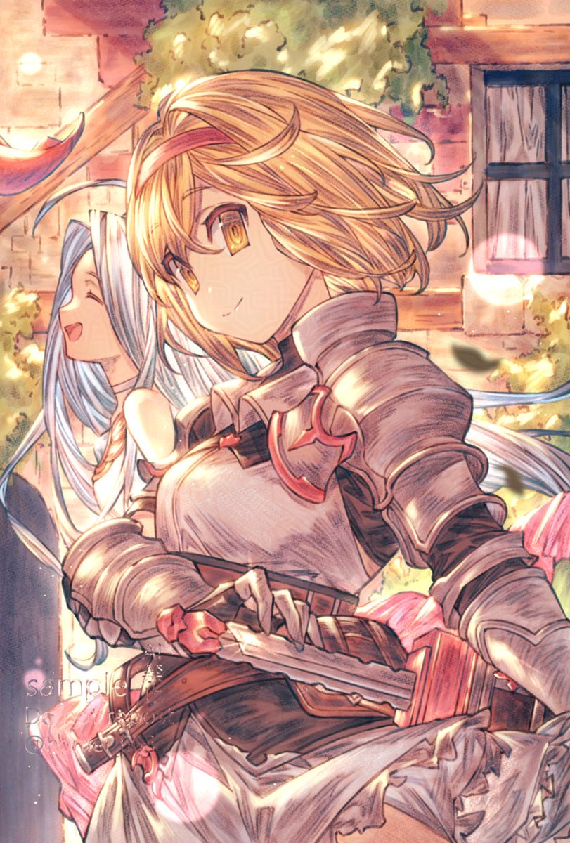 nomei_603's tweet photo. ＃グラブル  #GranblueFantasy 
＃ジータ ＃ルリア https://t.co/8L4TBrKqVk