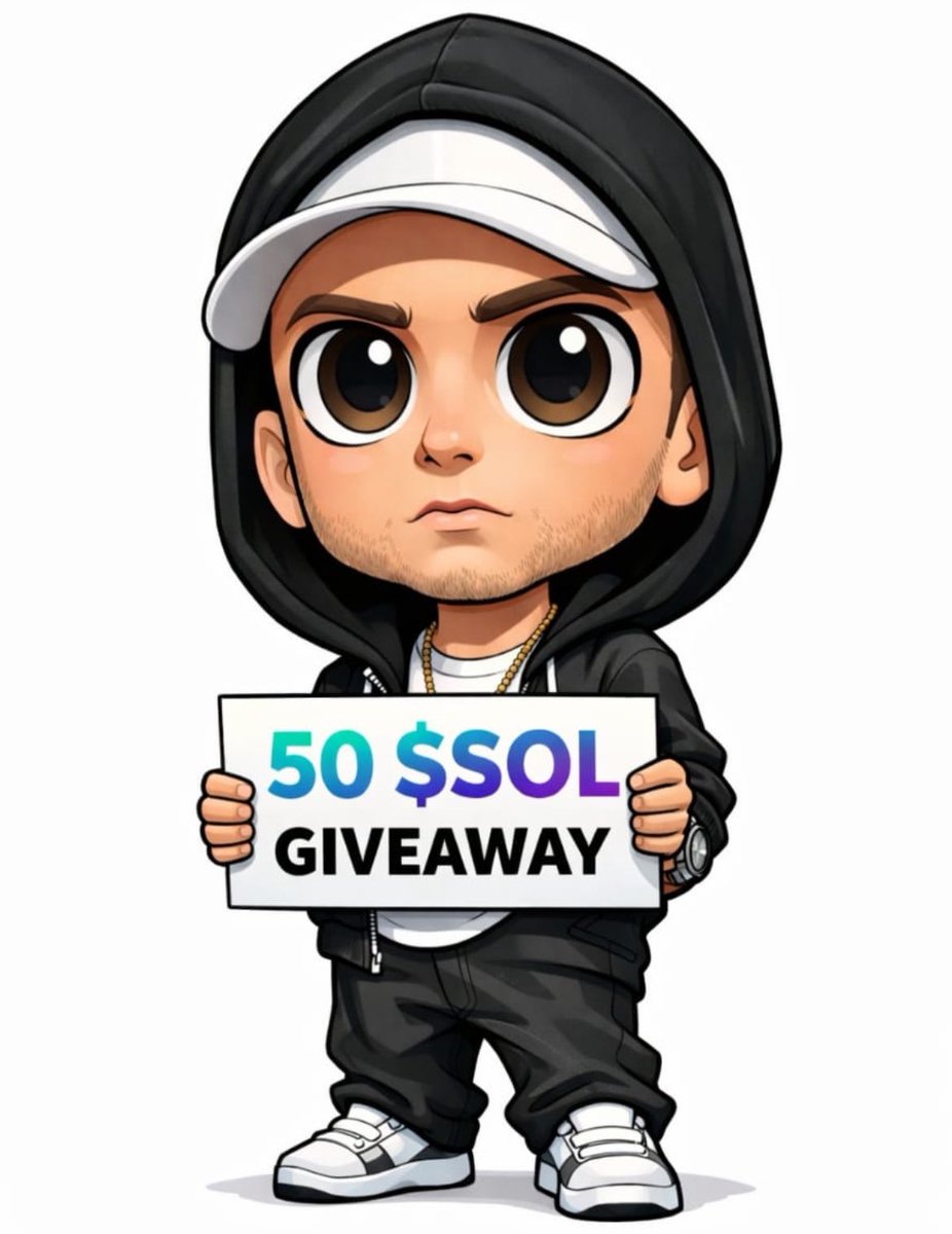 Gm CT
$50 $Sol giveaway

► Follow me <a href="/DegenShady/">Degen Shady</a> 
► Like &amp; RT + Turn on 🔔
► Drop $Sol address 

Winner will be picked in 24 hours!!!