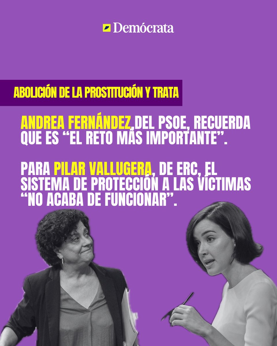 democrata_info's tweet photo. #8M | 🟣Demócrata entrevista a las nueve portavoces de la Comisión de Igualdad en el Congreso (@ppopular, @PSOE, @vox_es, @sumar, @Esquerra_ERC, @JuntsXCat, @ehbildu, @eajpnv y @PODEMOS) para elaborar una foto fija de la agenda pendiente en este 8M y cuáles son los retos en esta cuestión de Estado.

📲Tienes el análisis completo en Demócrata
https://t.co/sZr3GwKgwv