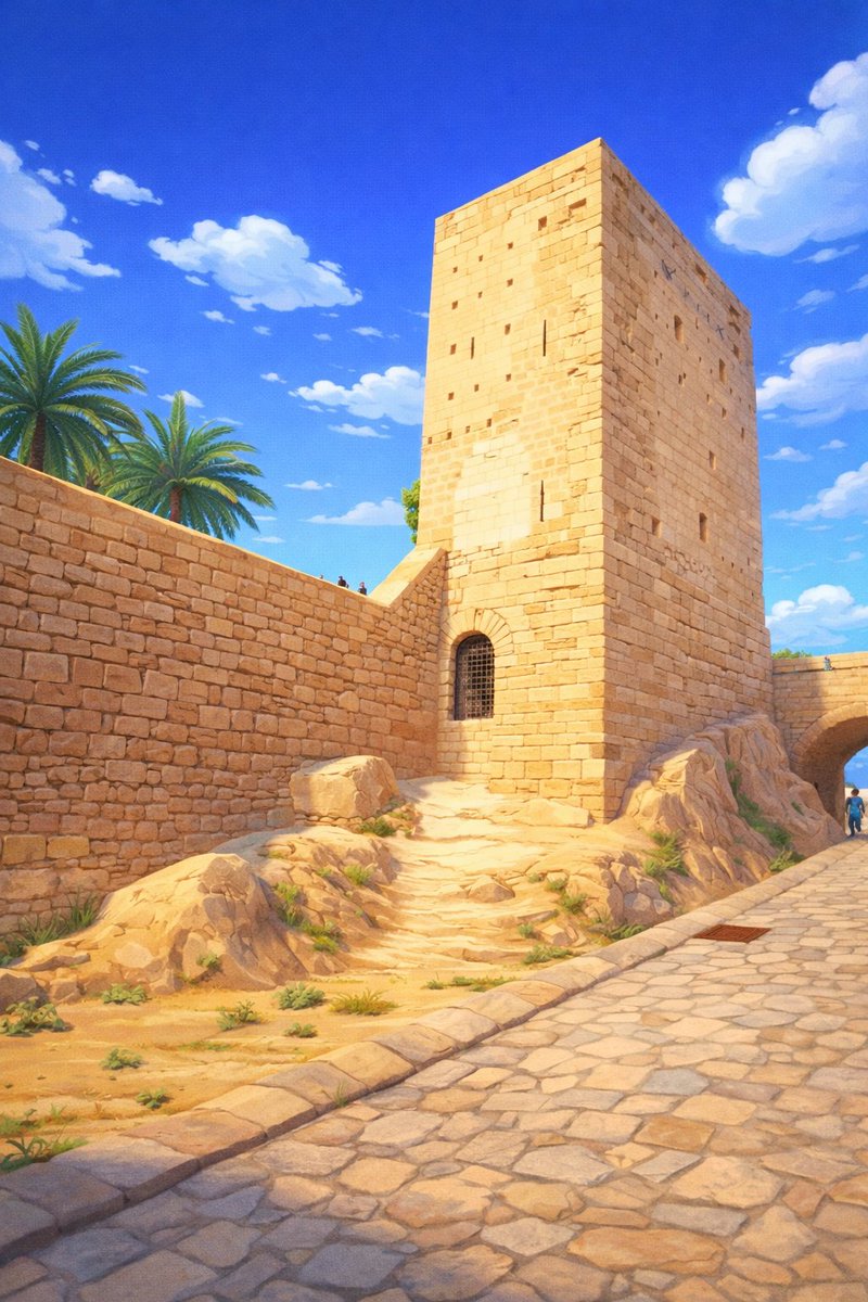 Llevamealicante's tweet photo. La Torre de Santa Catalina, centinela medieval, custodia junto a San Jorge la puerta al puente de piedra que une los recintos del castillo.💙🏰🩵✨
#llevameaalicante #alicante #castilloSantaBarbara @Alicante_City @c_valenciana @costablancaorg @spain #history #historia #spain https://t.co/cGc2DT6B3g