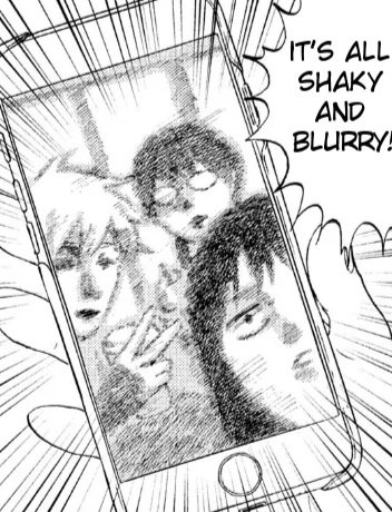 shimamitsu's blurry selfie omg shskksksksk it reminds me of chapter 4... so nostalgic 🥹🫶🫶