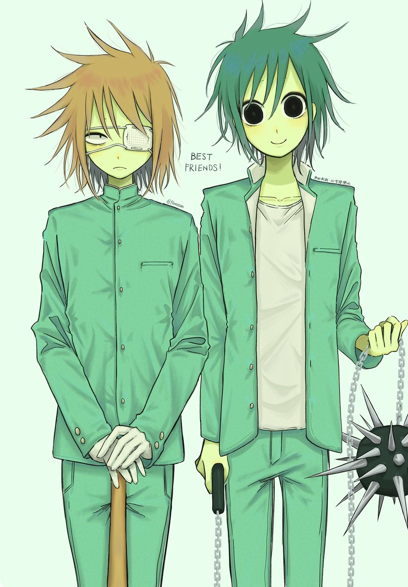 f0restsan's tweet photo. BBF💚 ※差分 血表現ｱﾘ  #ranfren https://t.co/SIKsC8IxnE