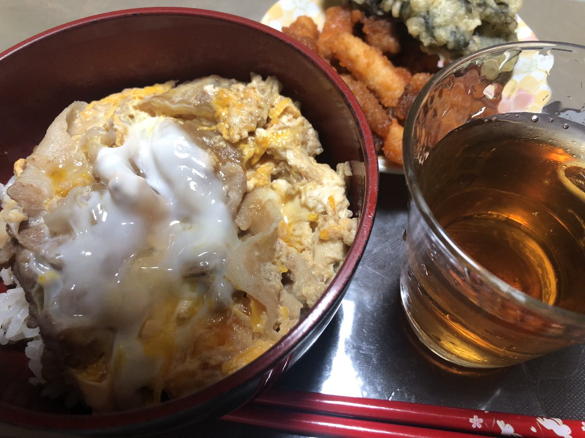 豚肉と白菜の他人丼✨