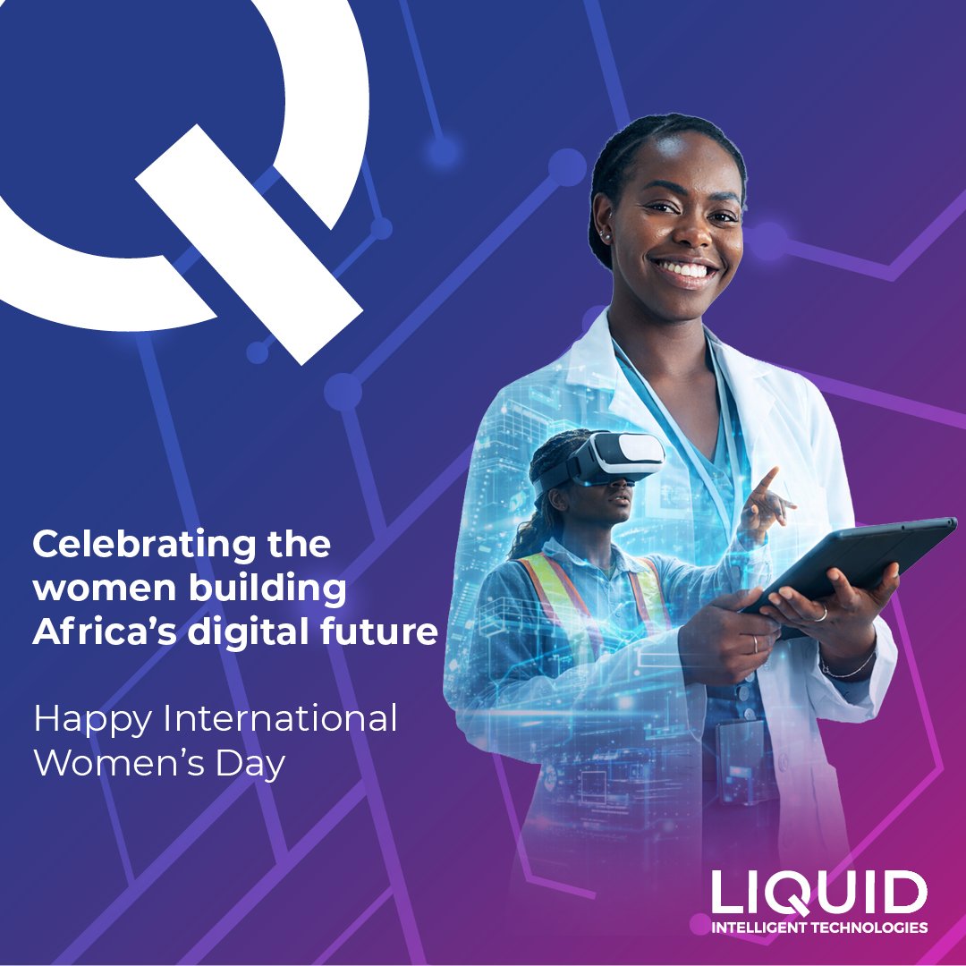 LiquidInTechZM's tweet image. This International Women’s Day, we honour the women shaping industries, transforming communities, and redefining innovation across Africa. Here’s to progress powered by purpose.​#InternationalWomensDay #LiquidIntelligentTechnologies