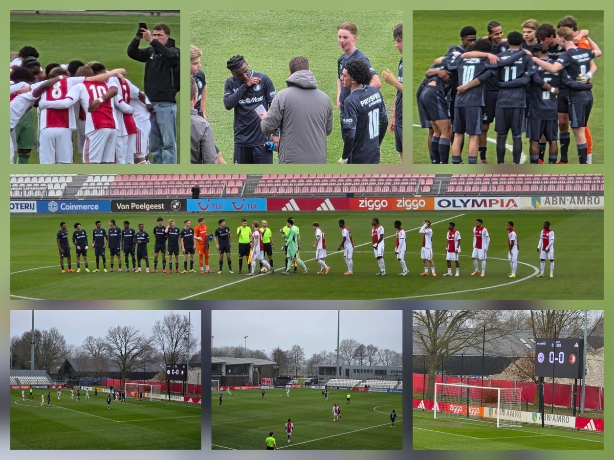 Gisteren ook een kijkje genomen bij "De Klassieker" Ajax JO19 - Feyenoord JO19. Mooi de toekomstige talenten bekeken en zelf inspiratie opgedaan door goed te kijken naar de speelwijze van beide teams. <a href="/FutbologyBENL/">Futbology 🇧🇪 🇳🇱</a>
