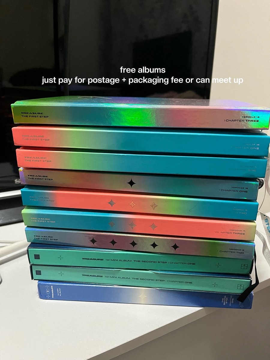 BYDCARTS's tweet photo. Hi! I’m trying to clear some of my K-pop albums (mostly Treasure, BP and yedam). Some items I’m giving away for free and some are selling at very cheap prices. Meetup or postage available.

These are some of the items I’m clearing 👇🏻

#pasarblackpink #pasartreasure #yedam https://t.co/r4E6OsUeN7