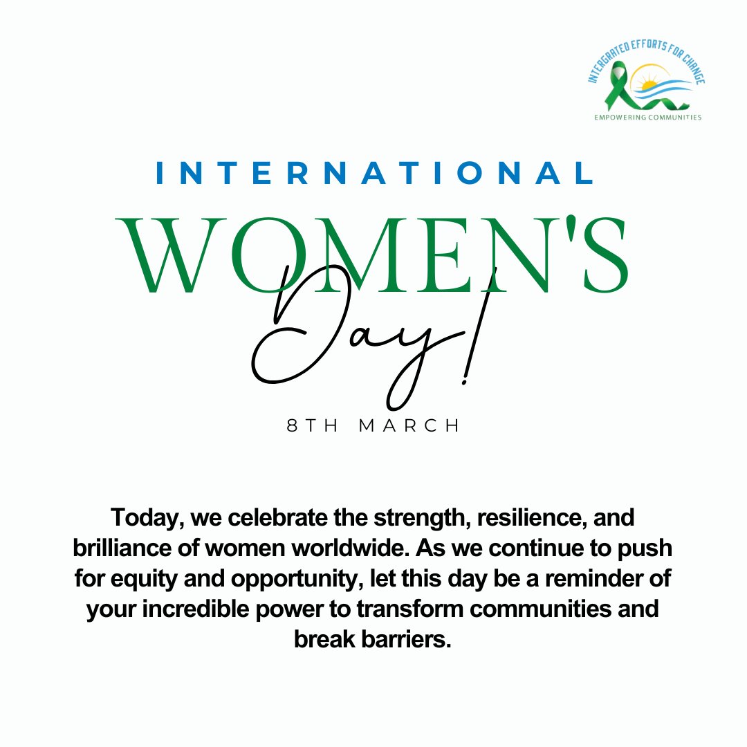 IntegratedEC_ug's tweet photo. Happy women's day! 
#WomensDay2026  #HappyWomensDay  #womanday https://t.co/klNwvltV2E