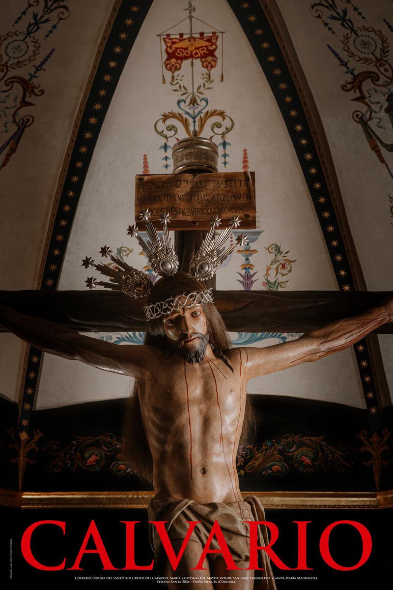 CARTEL CALVARIO 2026 | 

Compartimos el cartel de nuestra cofradía para este 2026, presentado por Emilio J. Moreno y obra de JuanJe Priego.