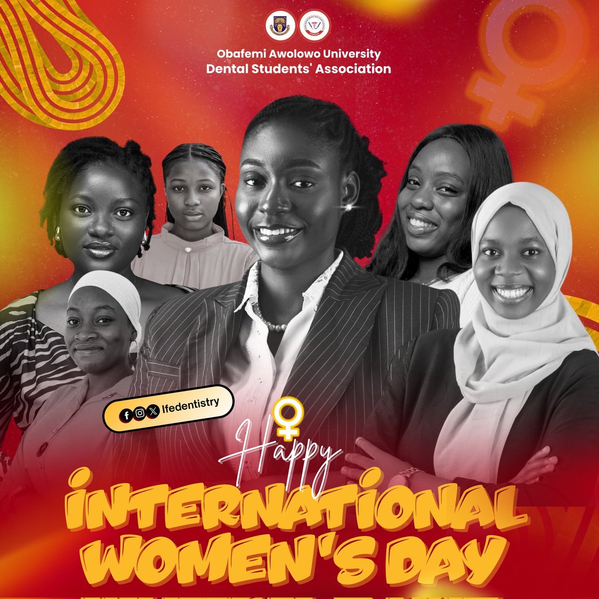 ifudsaoau's tweet photo. Today, we celebrate and appreciate the amazing women around us. 🌸

We recognize your strength, your dedication, and impact. 
To all the incredible women in IFUDSA and women everywhere; Happy International Women's Day! ✨❤️

#InternationalWomenDay2026 https://t.co/SI0twWCXXX