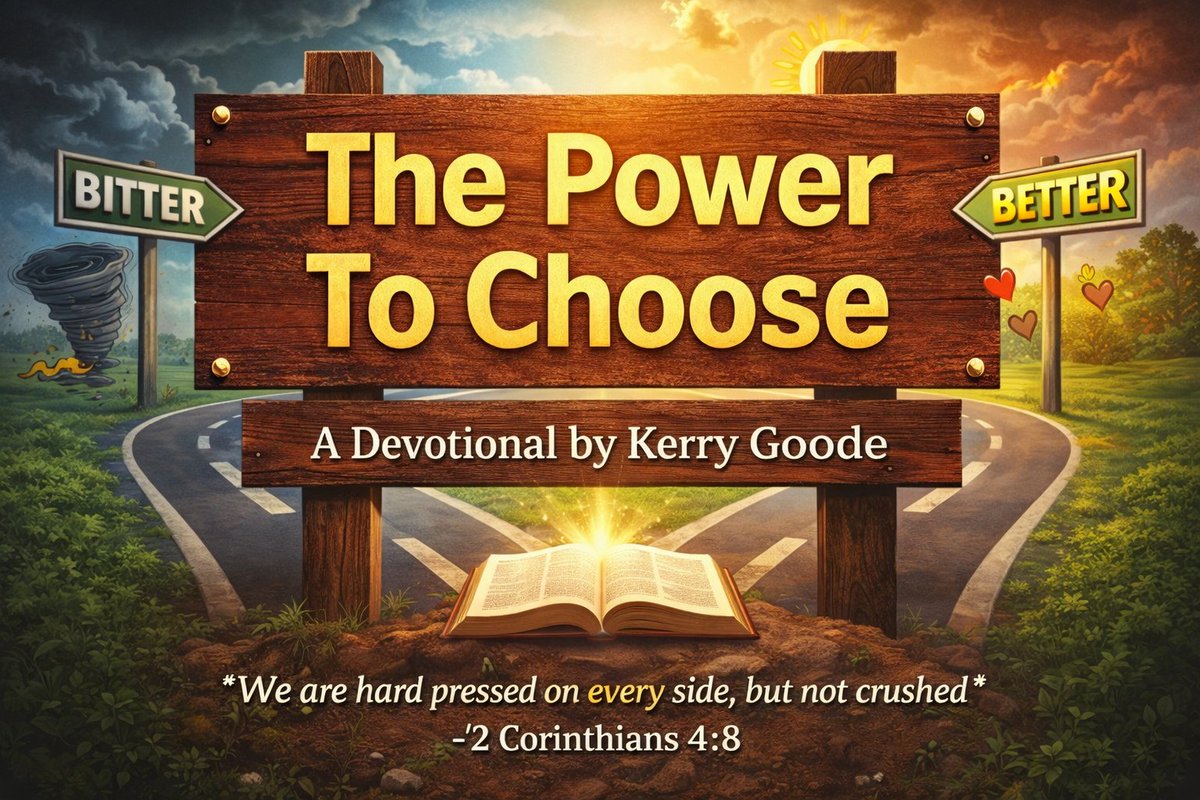 The Power to Choose 

There are seasons in life that don’t look anything like what we prayed for, trained for, or planned for. I know what it feels like to watch your reality change in ways you never saw coming. Strength can fade. Independence can shift. The life you knew can