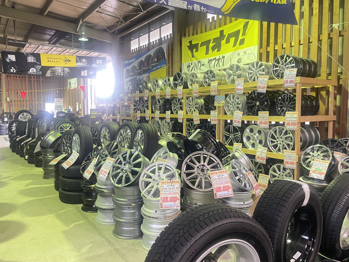 Nhatban990's tweet photo. Garage 仙台店

#中古タイヤ 
#タイヤ
#Bs2026 https://t.co/VeYTikp0UR