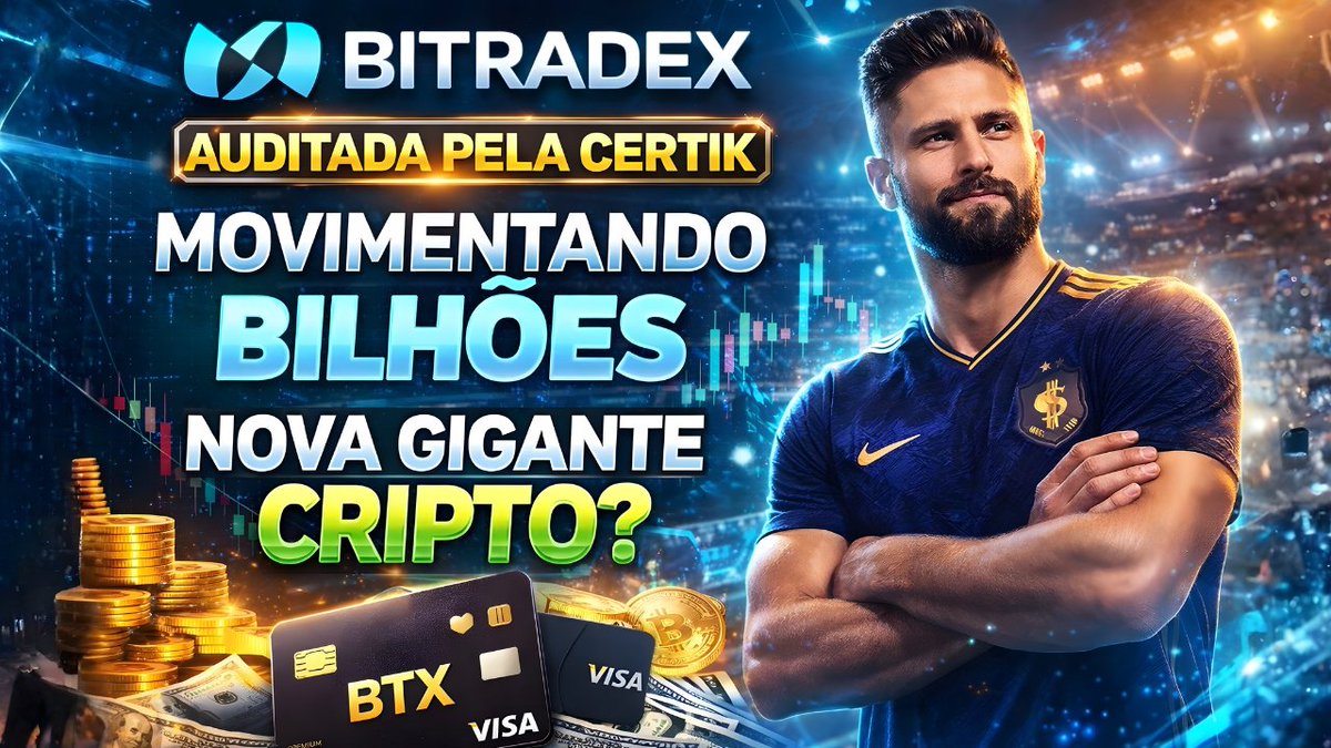 tiodaweb3's tweet photo. #Bitradex @Bitradexen  Hoje saiu vídeo completo no canal mostrando todos os detalhes da BitradeX:

No vídeo eu mostro:
– Como criar conta
– Como funciona o AI Bot
– Mercado Spot e Futuros
– Programa de indicação

📱 Assista agora:
https://t.co/eRrXV9xsv2 https://t.co/FYxUl8LO9Z