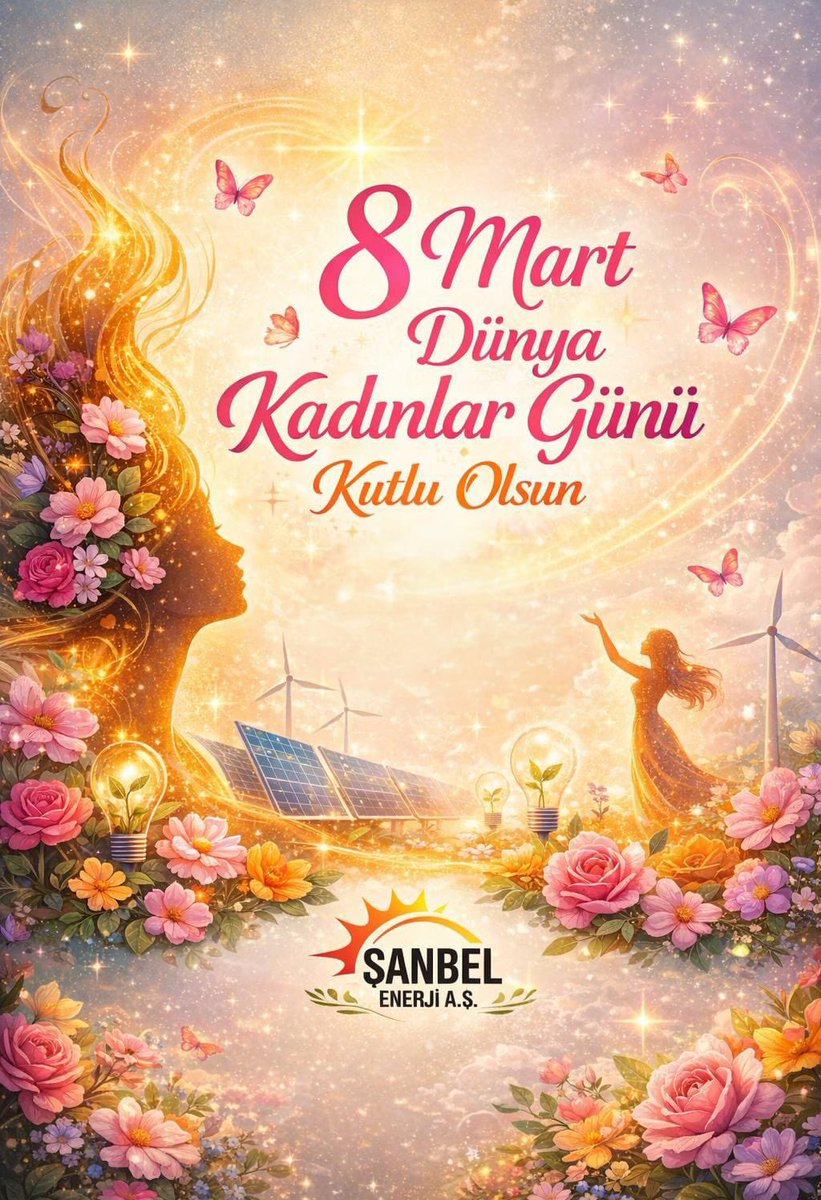 SanbelEnerjiAs's tweet photo. Bir kadının güldüğü yerde umut,
güçlü olduğu yerde gelecek vardır.

8 Mart Dünya Kadınlar Günü kutlu olsun. 🌸

@sanliurfabld @MithatCanKutluc 

#8MartDünyaKadınlarGünü 
#8Mart #kadinlargunu 
#şanlıurfa https://t.co/iSBxHnH4Ib