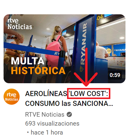 Económicas, baratas o barateras, módicas, asequibles, modestas, «bajo coste»... «Low cost» ¿a cuento de qué? TVE también se suma a la propagación de los anglicismos como si fuera una vulgar red social extranjera. Destruyendo el idioma con dinero público.
#danfer #anglicismos