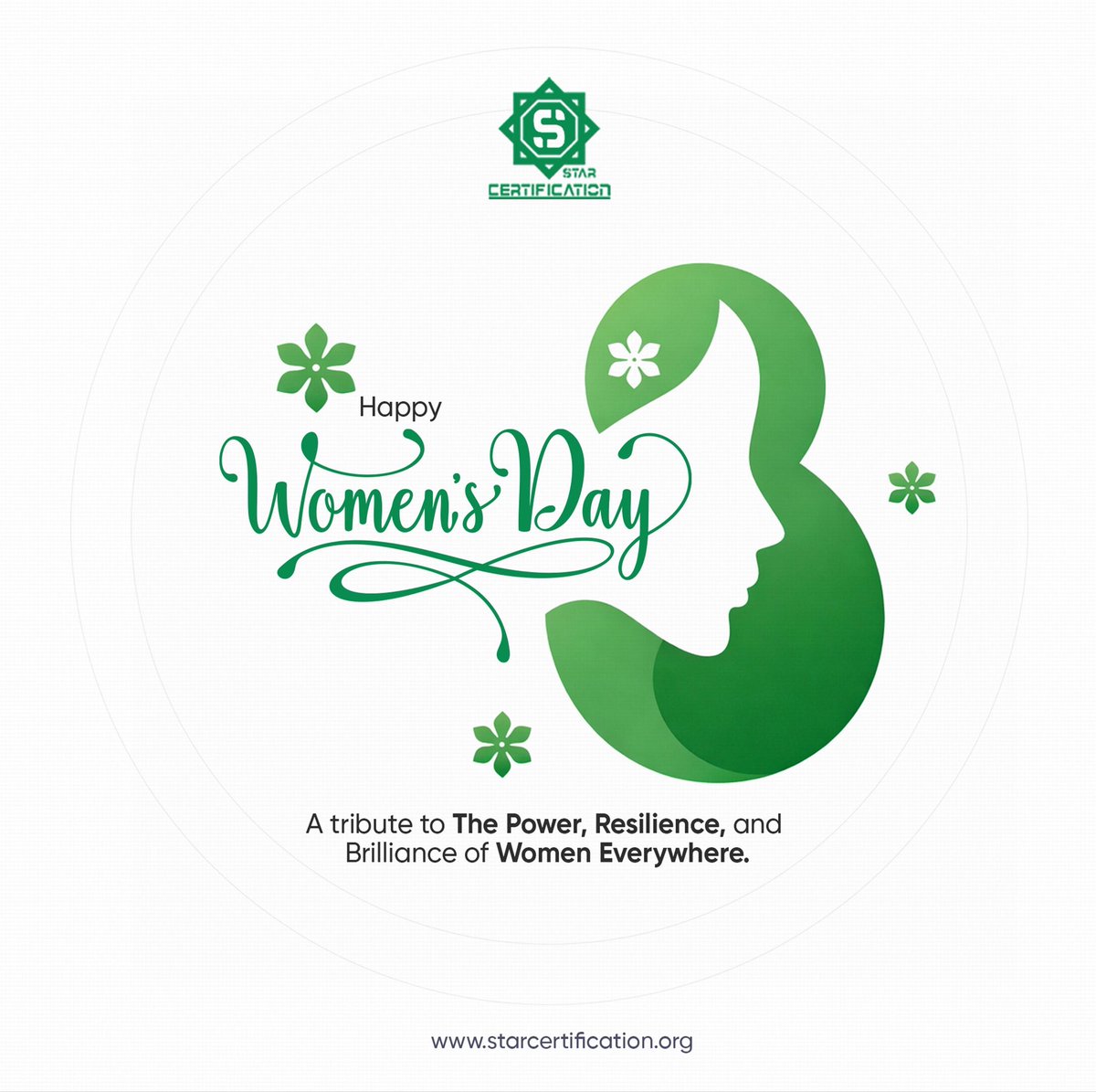 DKherani's tweet photo. 🌿Happy Women's Day!🌿

A heartfelt tribute to the power, resilience, and brilliance of women everywhere. At ⭐Star Certification, we celebrate every woman who inspires change and leads with grace. 
#WomensDay #EmpowerWomen #Resilience #Brillance #StarCertification #Celebration https://t.co/Bjnv6O1SPO