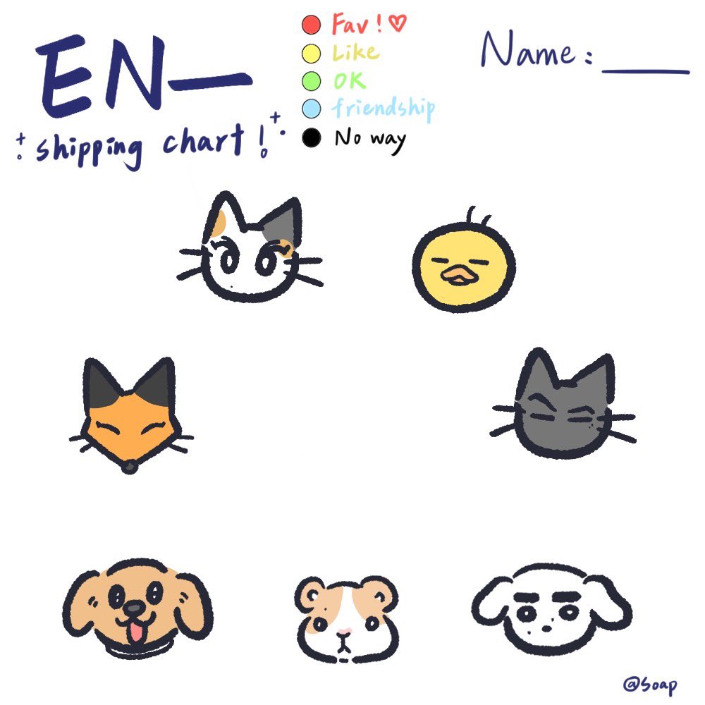 5uxx7's tweet photo. EN-shipping chart
#ENHYPEN #fanart https://t.co/8nxmiAMKOZ