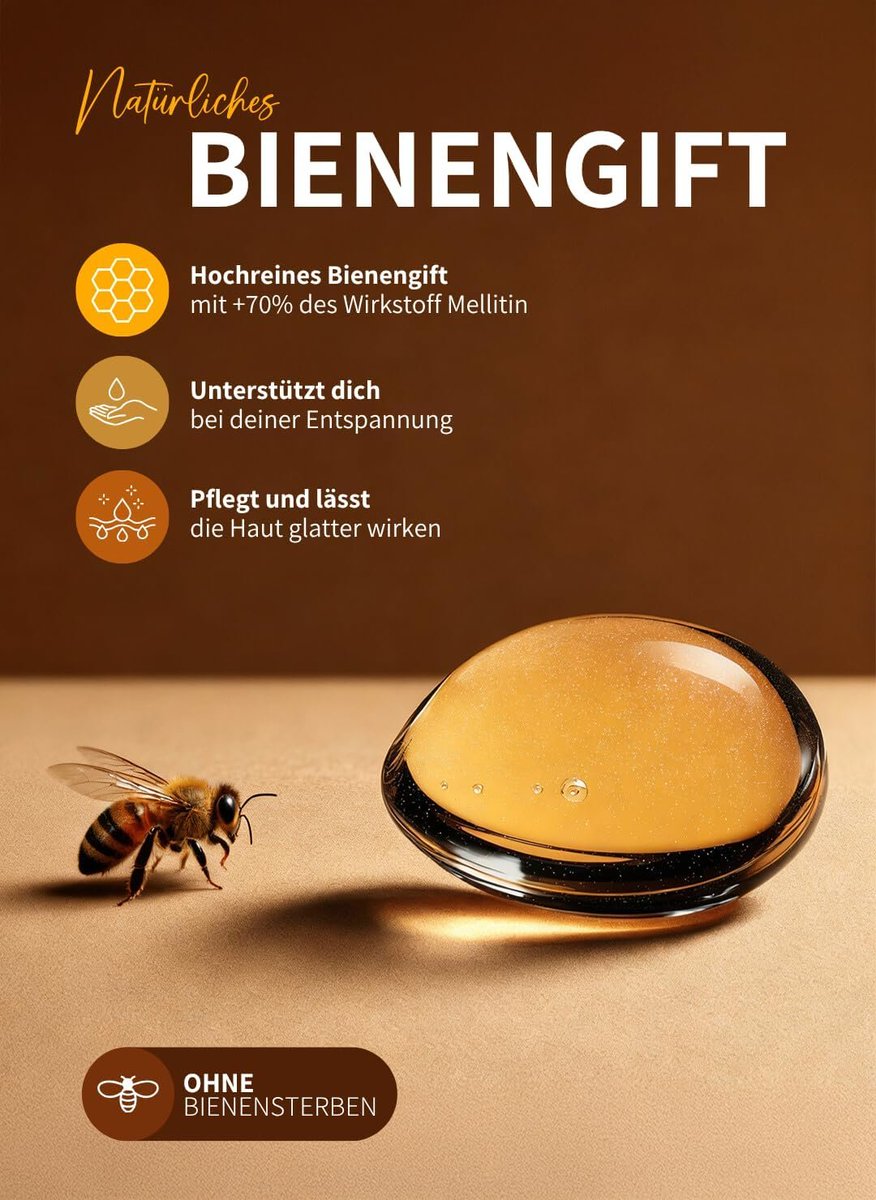Viele Frauen schwören darauf:🐝 Echte Bienengiftsalbe

Jetzt zum Sonderpreis: amzn.to/4buWWXw

#Bienengift #Bienen #Anzeige #Hautpflege