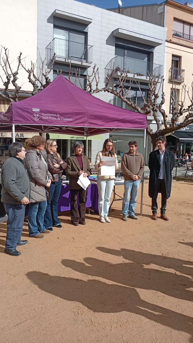 JuntsperCodines's tweet photo. La lectura del manifest de @AjSFCodines pel 8M ha comptat amb la participació de la nostra regidora @VilarrasaCollet. https://t.co/ONqQbH3S3s