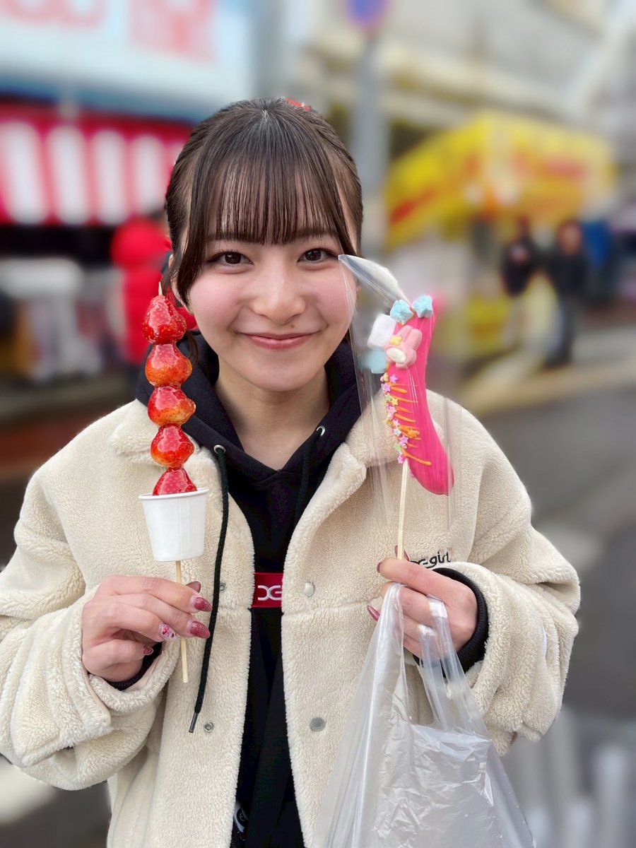 昨日配信で話した、屋台大好きマンです👶🏻笑 チョコバナナは毎回絶対