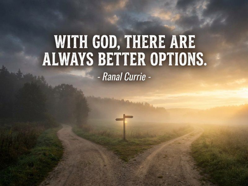 Ranal55's tweet image. With God, there are always better options.
 
#quote #quotesmith55 #choices #SundaySpirit