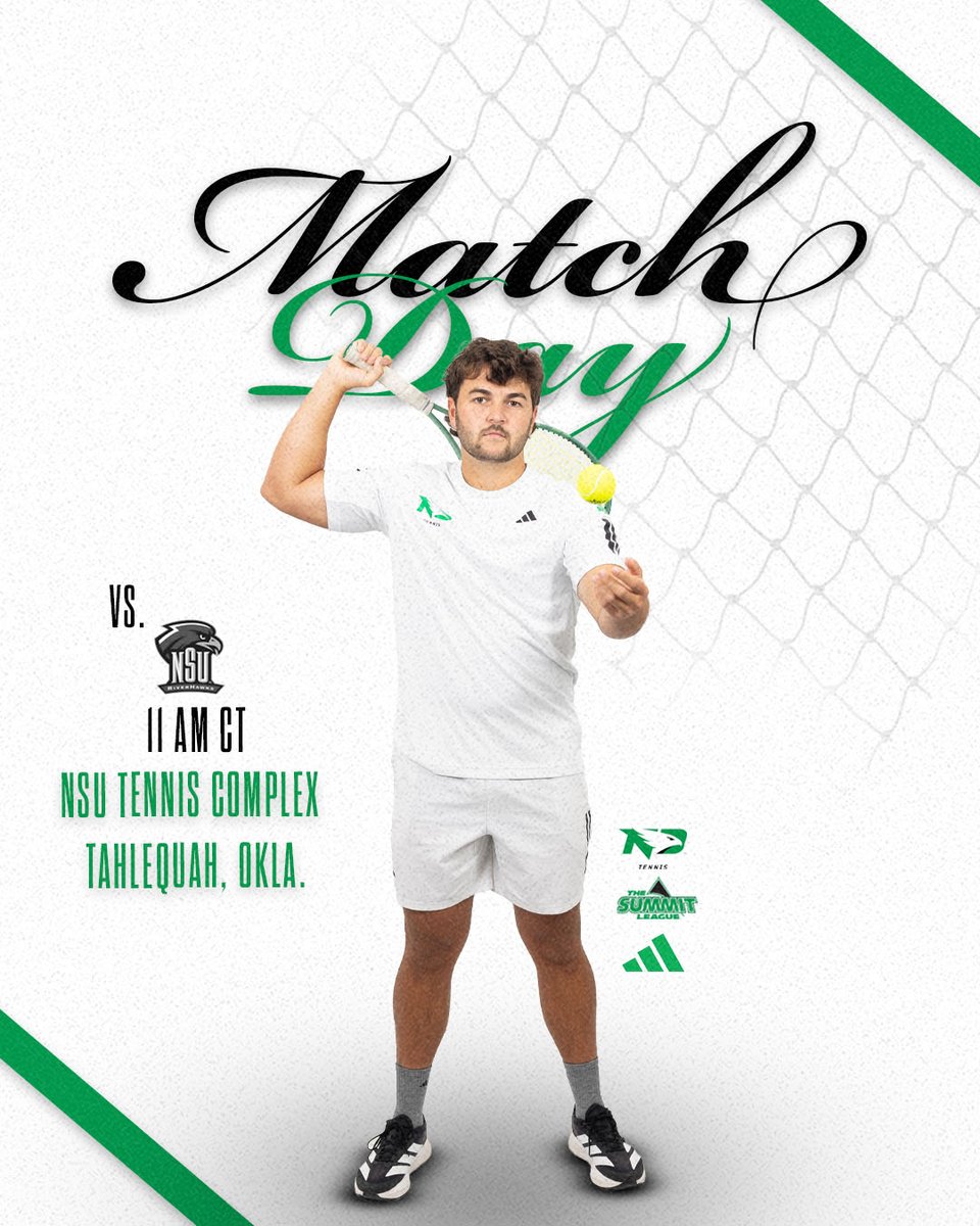 MATCH DAY!

📅Today | Mar. 8 
🆚 Northeastern State
⏰ 11 a.m.
📍 Tahlequah, Okla.
📊 Live Scoring | bit.ly/4cZw3fC

#UNDproud | #LGH