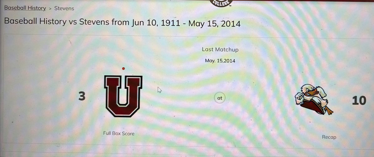 Ducks Baseball at Stevens Institute of Technology tweet media