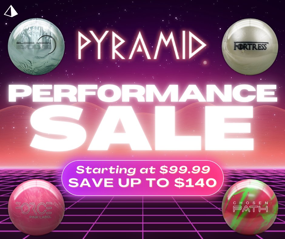 🎳🤑 High Performance, Low Prices! 🤑🎳

ow.ly/yKMA50Y6teP

Need a new High or Pro Performance ball? Upgrade with Pyramid and take advantage of our BIG sale!
SAVE UP TO $140 OFF ON SELECT BALLS!

Choose Your Path with Pyramid!
Buy Now!