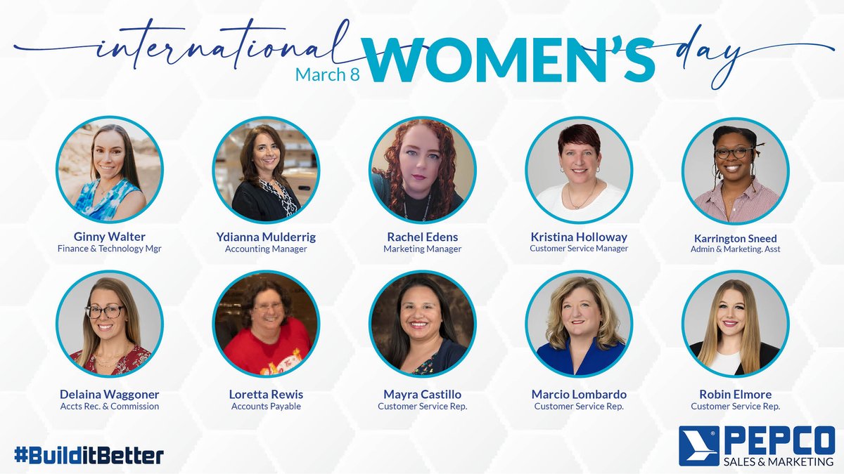 🎉Honoring the Women of Pepco!🎉
International Women's Day is a global day celebrating the social, economic, cultural, political achievements of women.

#PepcoSales #PepcoMarketing #BuilditBetter #IWD2026 #WomeninIndustry #InternationalWomensDay #WomenPower #WomenInspiringWomen