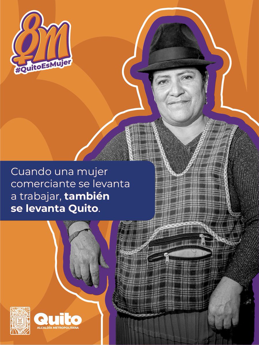 QuitoComercio's tweet photo. 💜 #QuitoEsMujer | Reconocemos a las mujeres que sostienen la vida en los mercados y en el comercio autónomo de Quito. Con esfuerzo, valentía y dignidad impulsan la economía de nuestros barrios y construyen oportunidades para sus familias.

#QuitoRenace #QuitoNoSeDetiene https://t.co/WnWk37UcqG