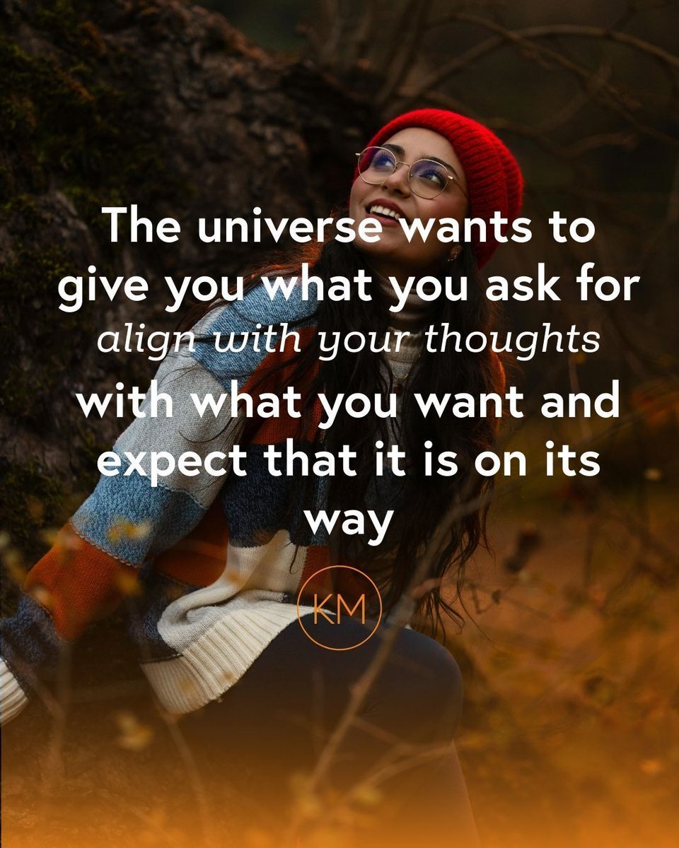 keithmmac's tweet photo. The universe wants to give you what you ask for. Align your thoughts with what you want and expect that it is on its way. #Possibilities #Alignment #Hope #PerfectTime https://t.co/9BwWlPiJVn