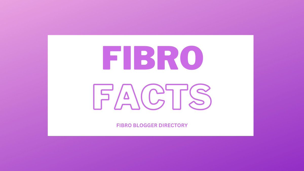 Fibro Bloggers tweet media
