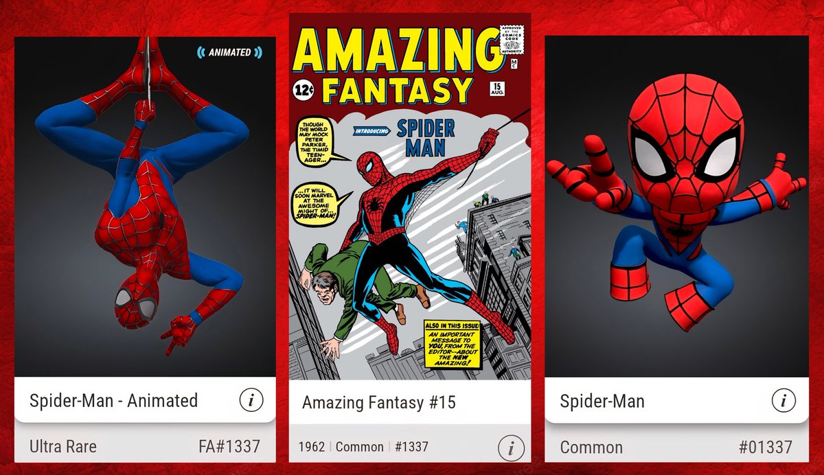 cleverjerk21's tweet photo. 1337 - LEET - ELITE  👀
@veve_official @Marvel @SpiderMan
@TheRealStanLee @SpiderManMovie
#digitalcollectibles #minthunter
#PeterParker #comics #AF15 https://t.co/WNdbkY5iRi