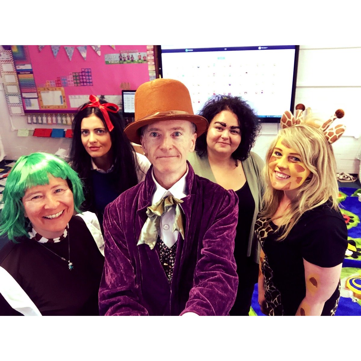 MrsWilsonY6's tweet photo. Devastated by the loss of my first ever teaching partner, Steve Bayliss. Always loved a dress-up - hated driving me around Portsmouth. Such a role-model in the world of education. https://t.co/zUoIZ0lUBg
