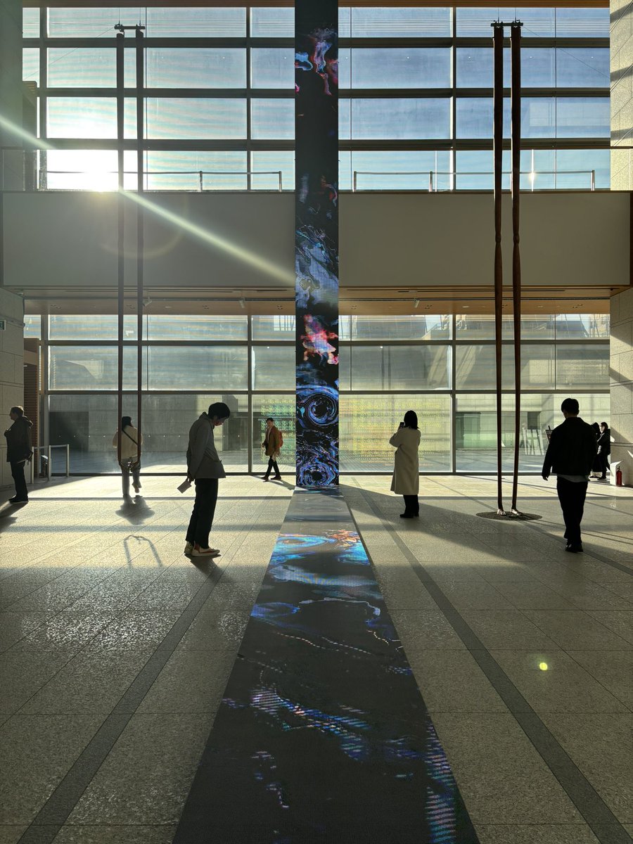 mpl_architect's tweet photo. 隣でやってた「湿地」と「ミッション∞インフィニティ展」も良かった！
写真は落合陽一さんの作品👀✨️ https://t.co/Ool6gCE0s5