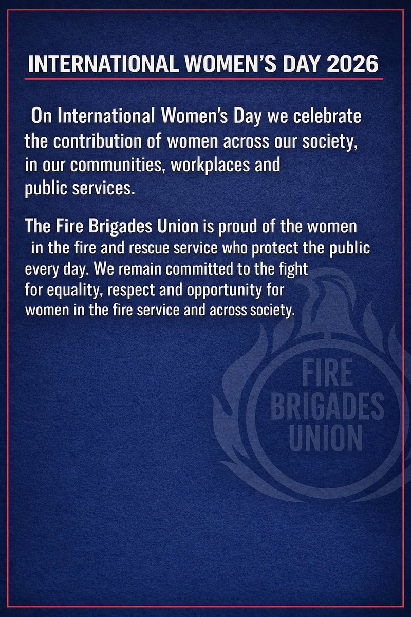 Fire Brigades Union tweet media