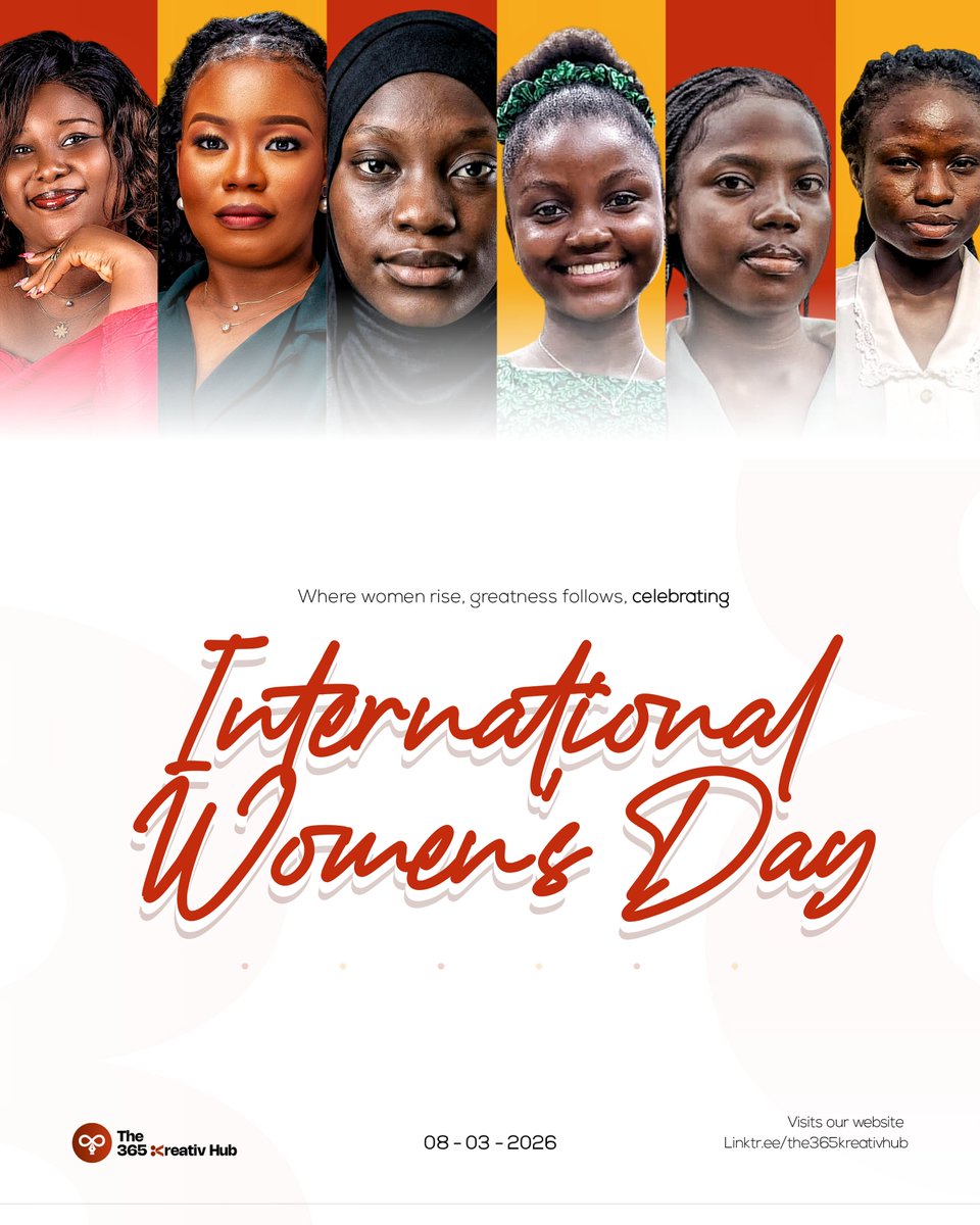 the365kreativs's tweet photo. To the women who create, lead, inspire, and transform ideas into impact....today we celebrate you.
Happy International Women’s Day. 💫
#IWD2026 #WomenInCreativity https://t.co/qEkyxIsoWb