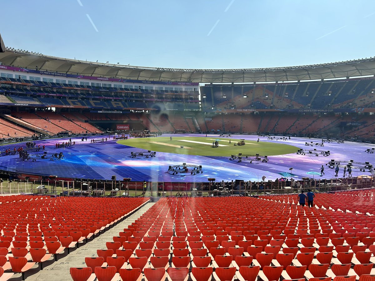 NARENDRA MODI STADIUM IN READY!!! 🇮🇳 [📸: Sahil Malhotra]