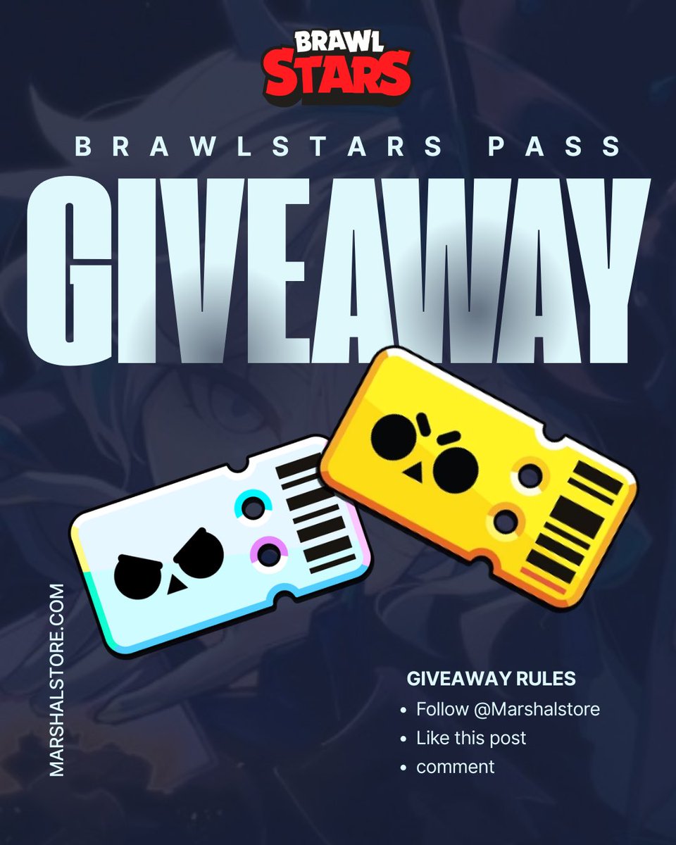【48時間限定ブロスタパス配布企画】
【第24回】《選べるプレゼント》

①ブロスタパス+
②PayPay 1,600円分

【参加方法】
□ <a href="/Marshalstore/">𝐌【モンスト買取/販売/石垢】</a> のフォロー
□ いいね/RT
□ 希望の番号をリプ📝
（通知オンの画像で確立🆙）

#ブロスタパス #ブロスタ #懸賞
#BrawlStars