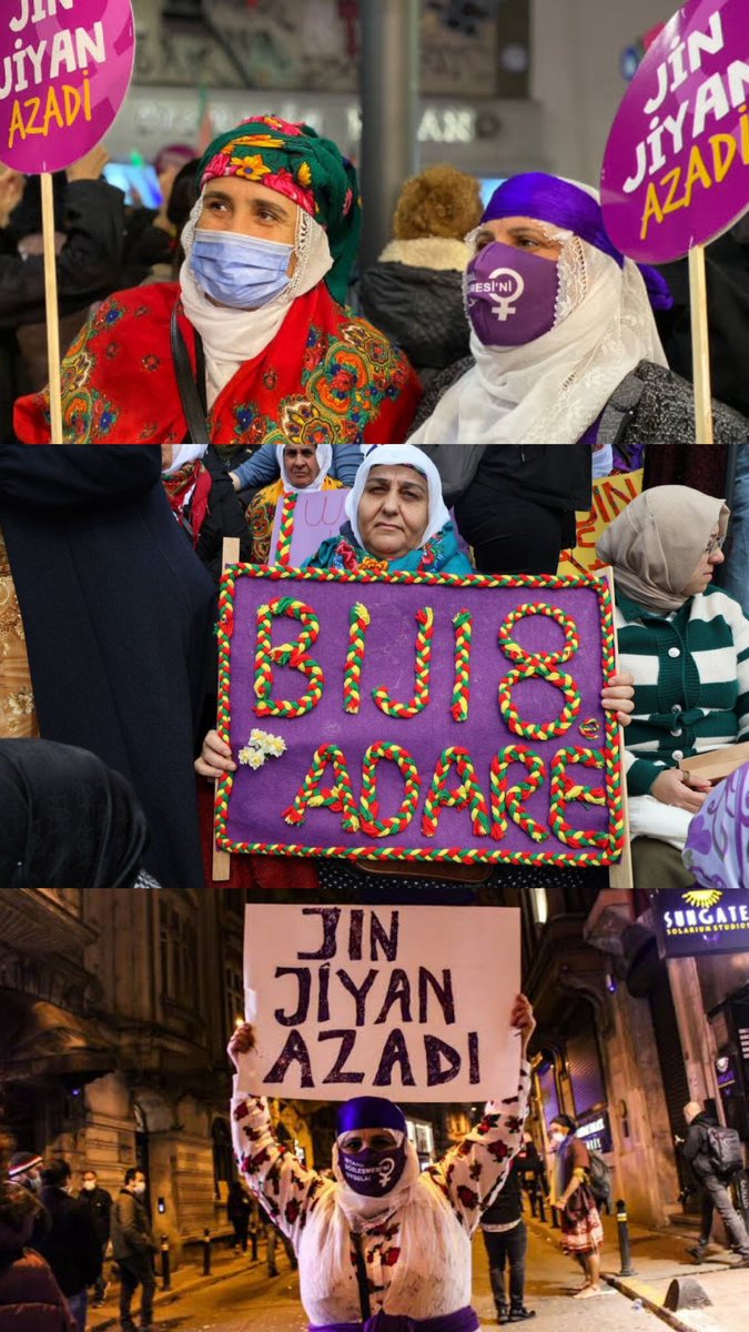 BİJÎ 8’Ê ADARÊ!

Emeğiyle dünyayı döndüren, jin, jiyan, azadî diyerek; erkek egemenliğine, şiddete, savaşa ve yoksulluğa karşı direnen, barışı ve  demokrasiyi büyüten tüm kadınların #8MartDünyaKadınlarGünü kutlu olsun.