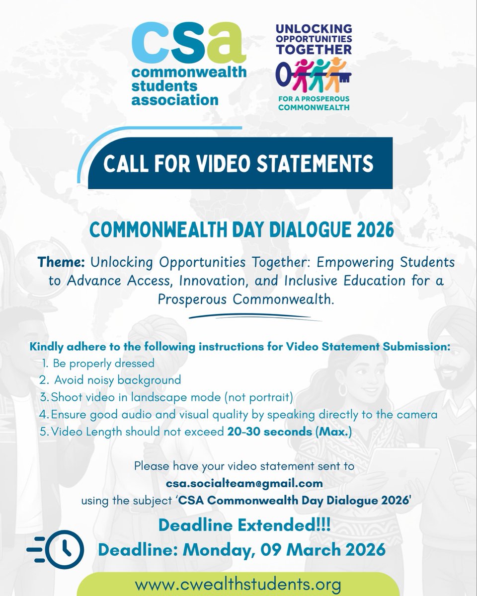 Commonwealth Students' Association tweet media