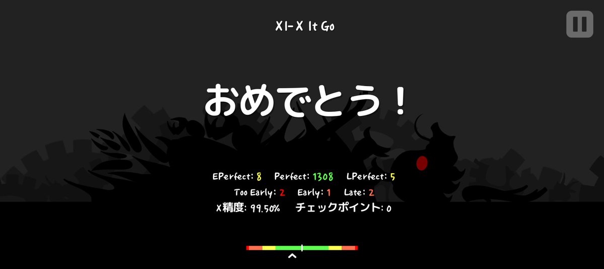 昨日ADOFAI入れて今日It goノーリトライでクリアした!
Optionsのほうができない
やってみてわかったことは上手い人たちは想像以上に怪物