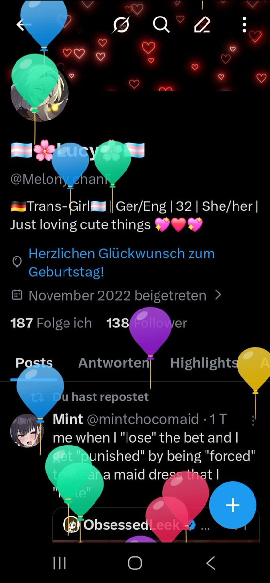 Melony_chanF's tweet photo. frohen weltfrauentag und .... ballons :3 https://t.co/tZE7f6eibR