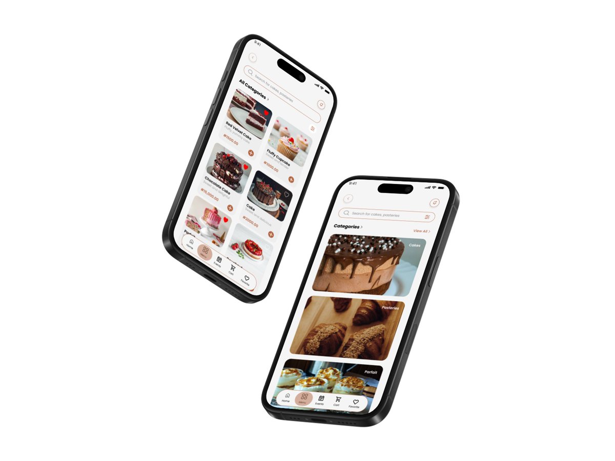 Austinemeka123's tweet photo. Been a while here. 

Designed a mobile app where you can order for your cake, pastries and plan your events at the same time. 

#uiuxdesign #uidesign #uxdesign #mobileappdesign #productdesign https://t.co/mGWC5CSpOe