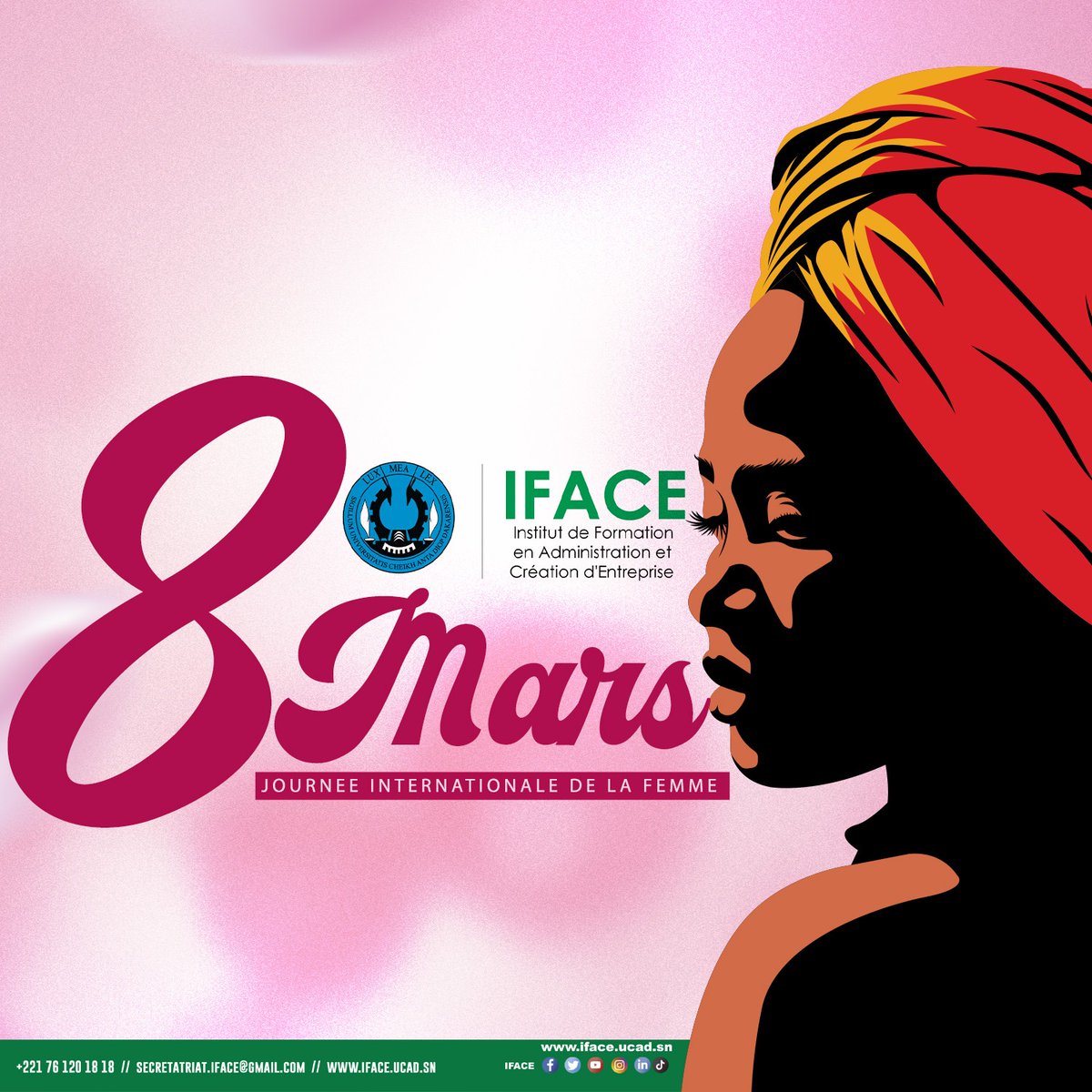 IfaceInstitut's tweet image. À l’occasion de la Journée internationale des droits des femmes, l’IFACE rend hommage à toutes les femmes pour leur courage, leur détermination et leur contribution essentielle au développement de notre société. 
#iface #pourtoi #JourneeDesDroitsDesFemmes