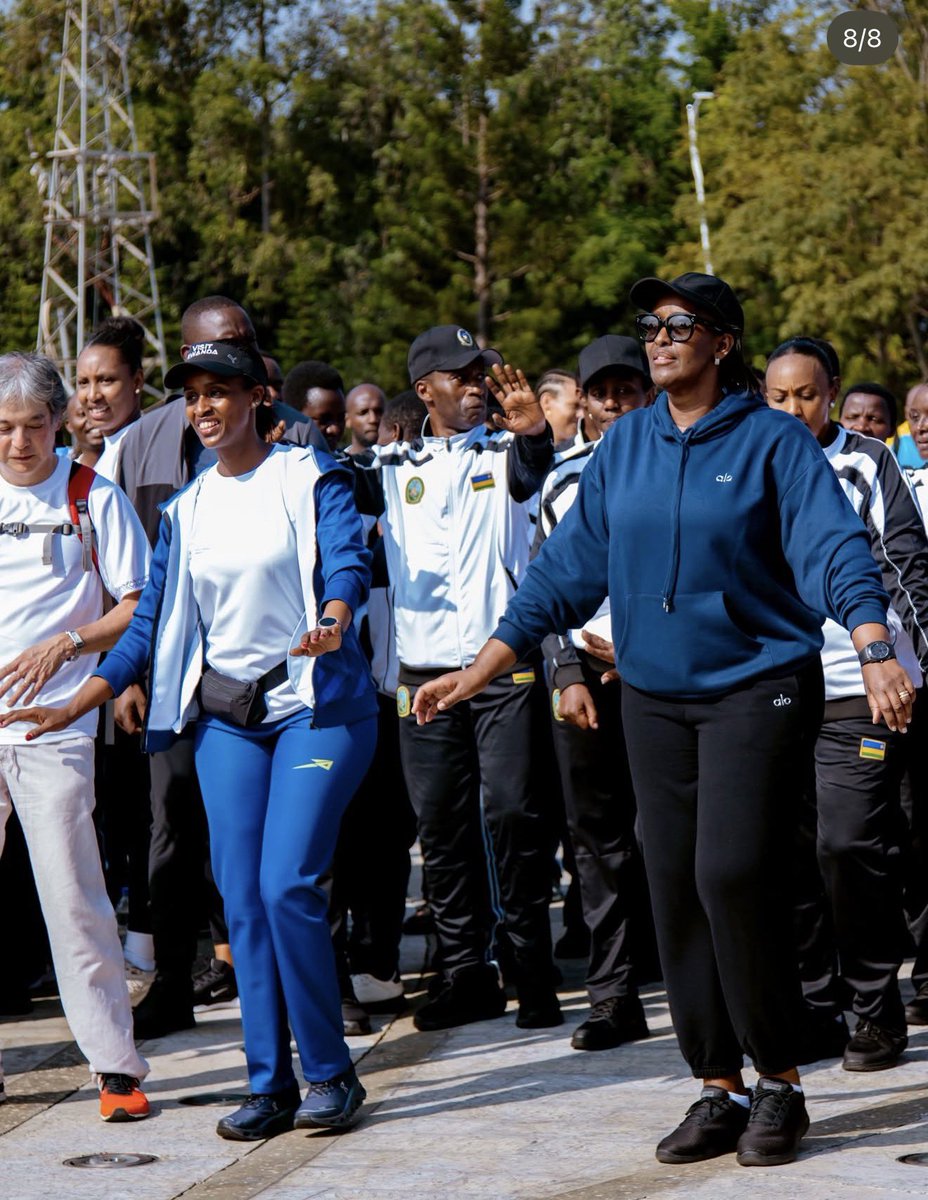 Kuri iki Cyumweru, tariki ya 8 Werurwe 2026, Madame Jeannette Kagame yitabiriye siporo rusange izwi nka #CarFreeDay yahujwe no kwizihiza Umunsi Mpuzamahanga w’Umugore.
