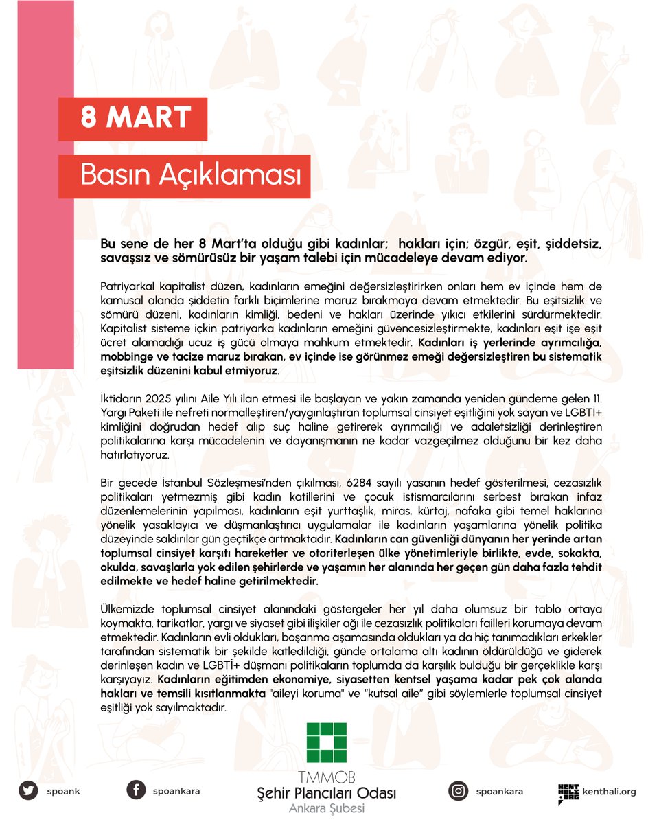 TMMOB Şehir Plancıları Odası Ankara Şubesi tweet media