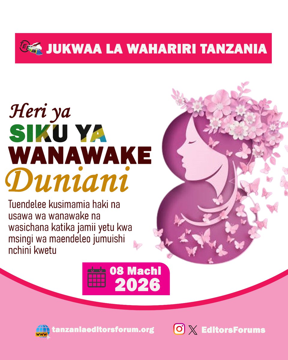 Tanzania Editors Forum (TEF) tweet media